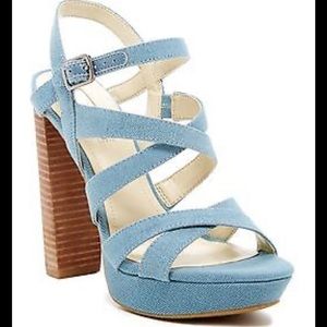 BCBGeneration Morgan strapy heels